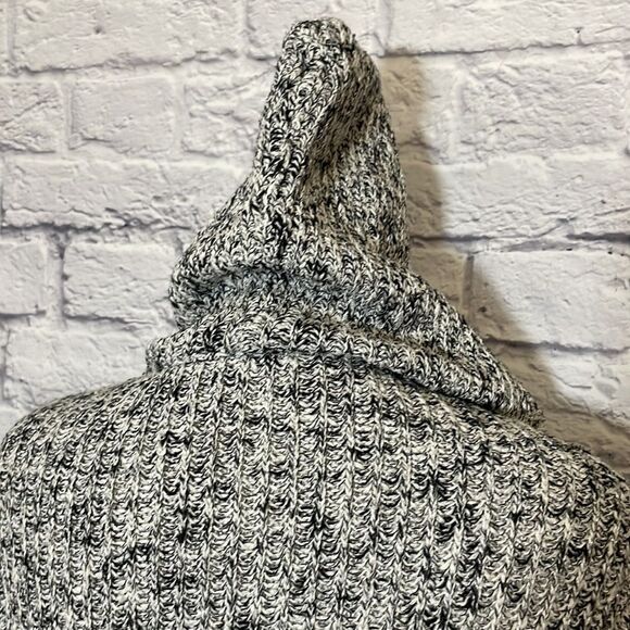 GARAGE Open Front Hooded Knit Cardigan Size Extra Small/Small - Picture 7 of 8